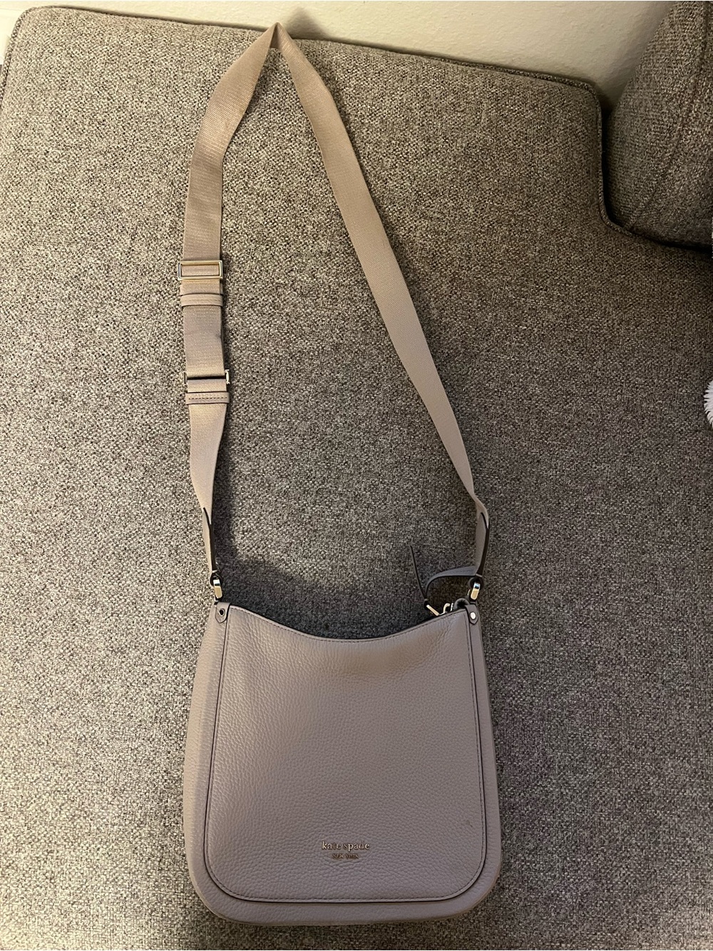 Kate Spade Leather Crossbody Bag in Light Taupe - Women